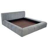 Wilshire Upholstered California King Platform Bed Grey